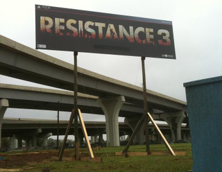 Illustration for article titled Prop Billboard Gives Up Resistance 3 Date?